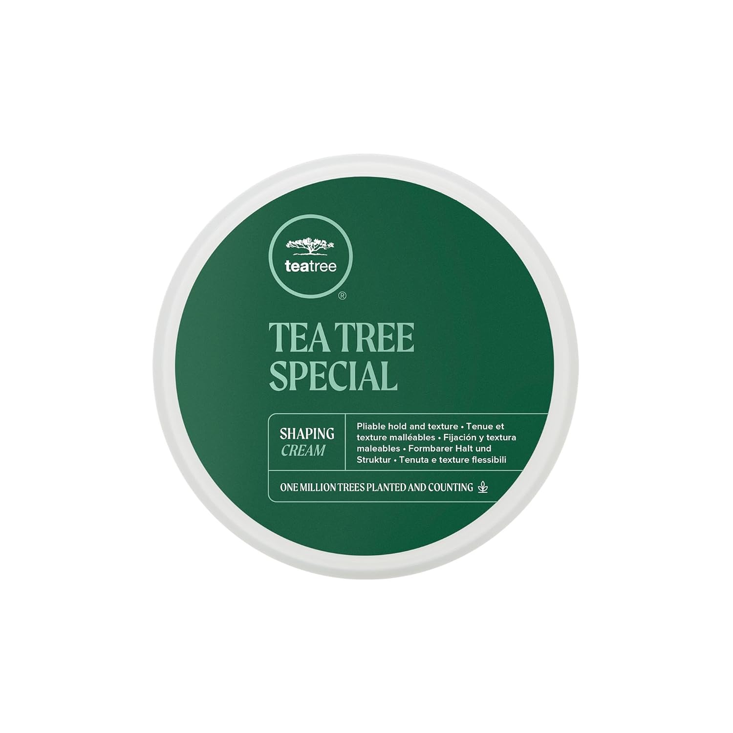 Showcases the product packaging and highlights the key benefit of providing pliable hold and texture for hair styling.