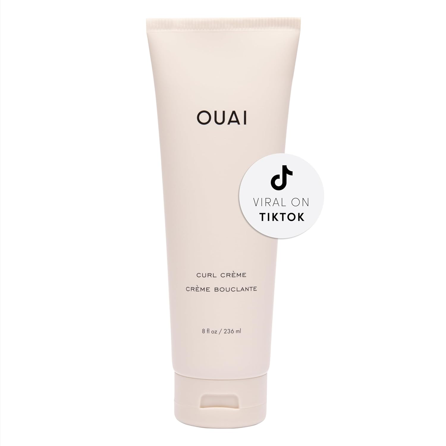 Showcases the product packaging and highlights its popularity on TikTok to generate interest and credibility.