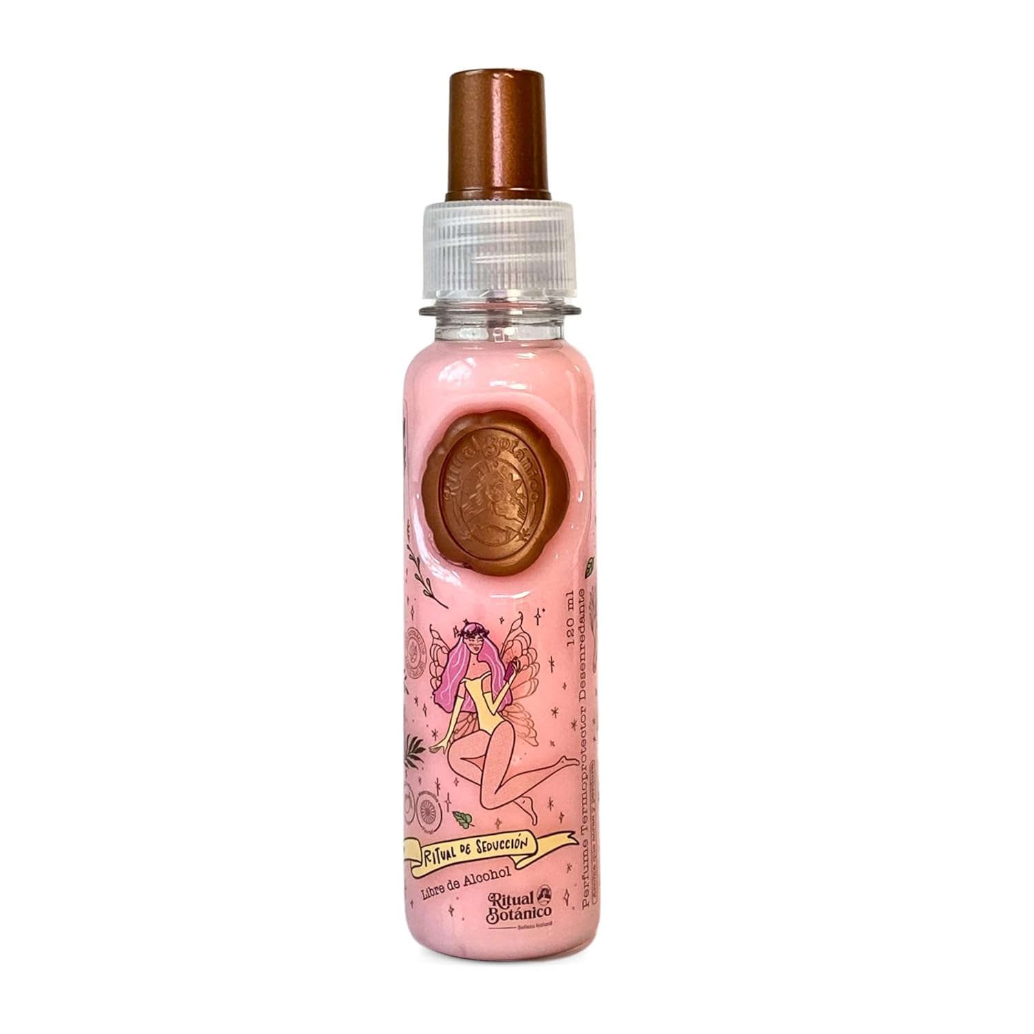 Showcases the product's branded packaging and illustrative design to highlight its unique branding and visual appeal.