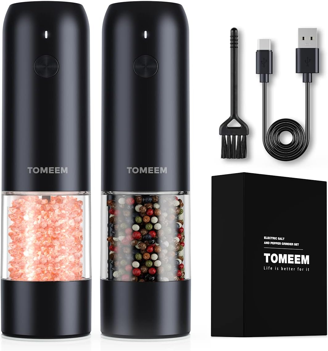 Showcases the complete product set including grinders, accessories, and packaging to give shoppers a clear view of what they will receive. Displays all included components to highlight the value and…