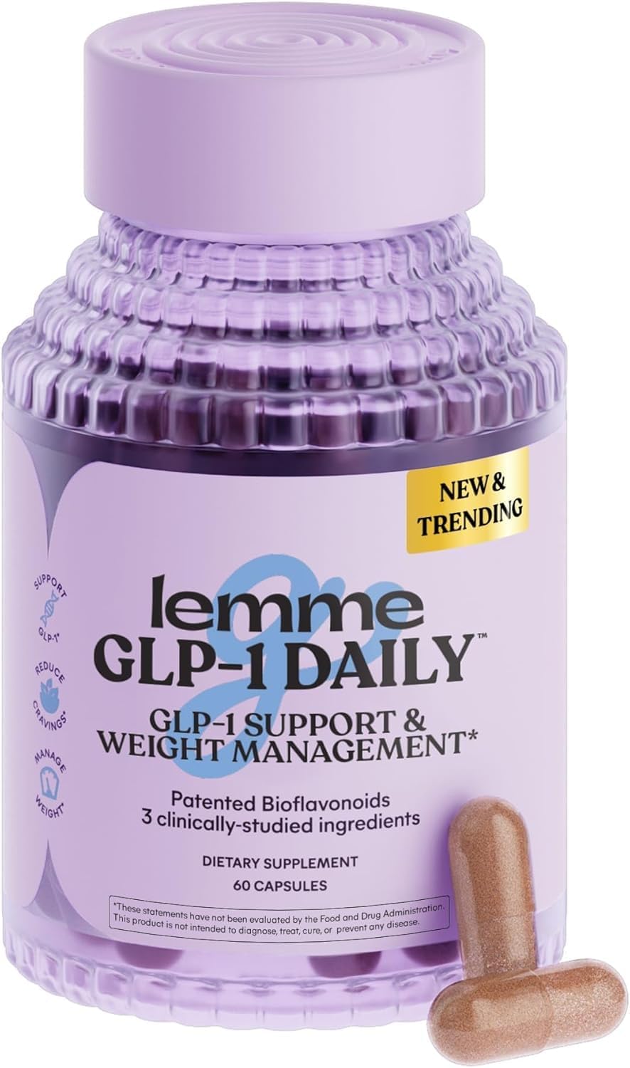Showcases the product packaging to clearly identify the supplement and its key benefits. Displays the product packaging alongside visible capsules to give shoppers a clear idea of the supplement…