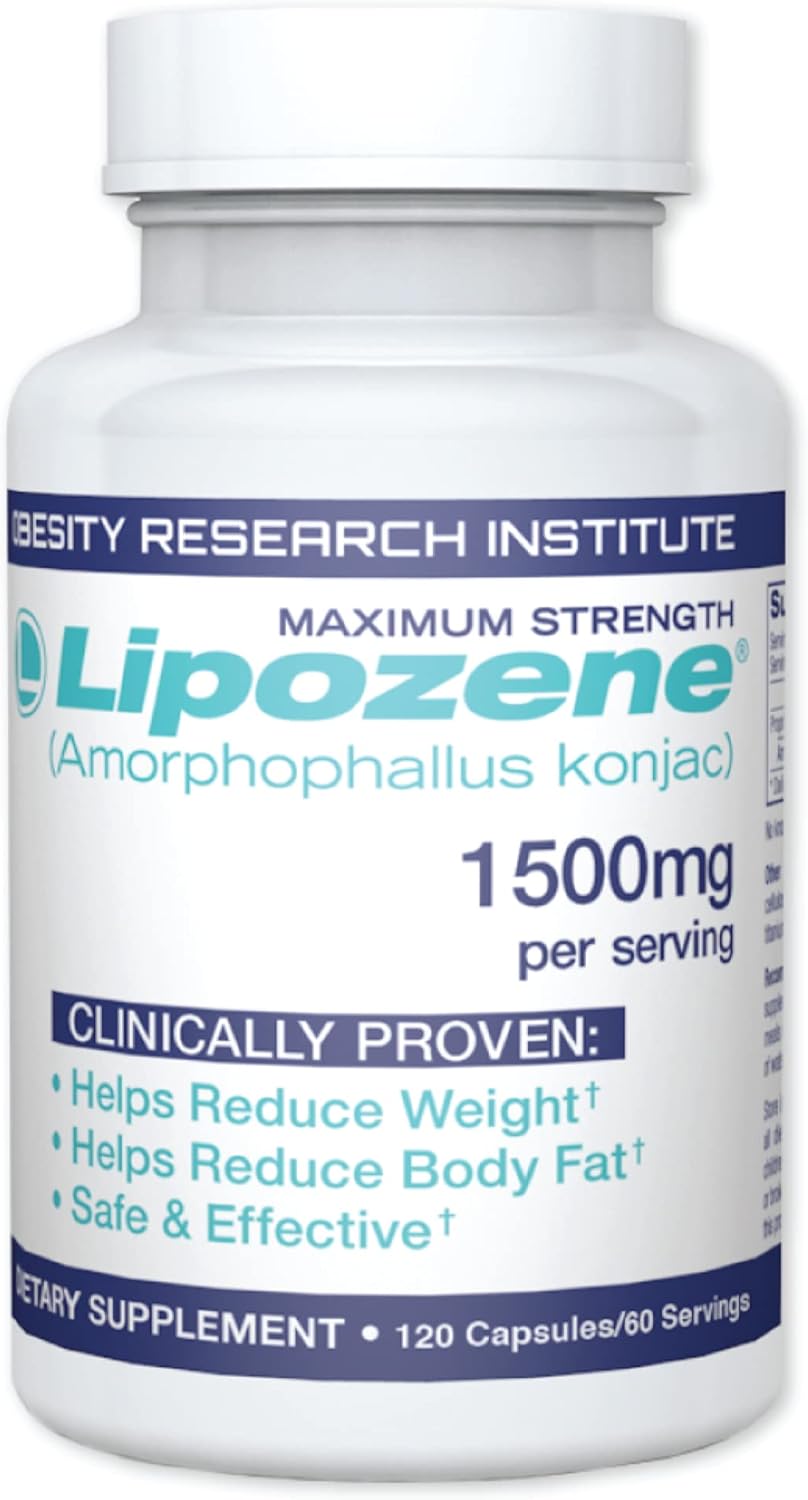 Clearly displays the product packaging to show the brand, dosage, and key benefits of the weight loss supplement.