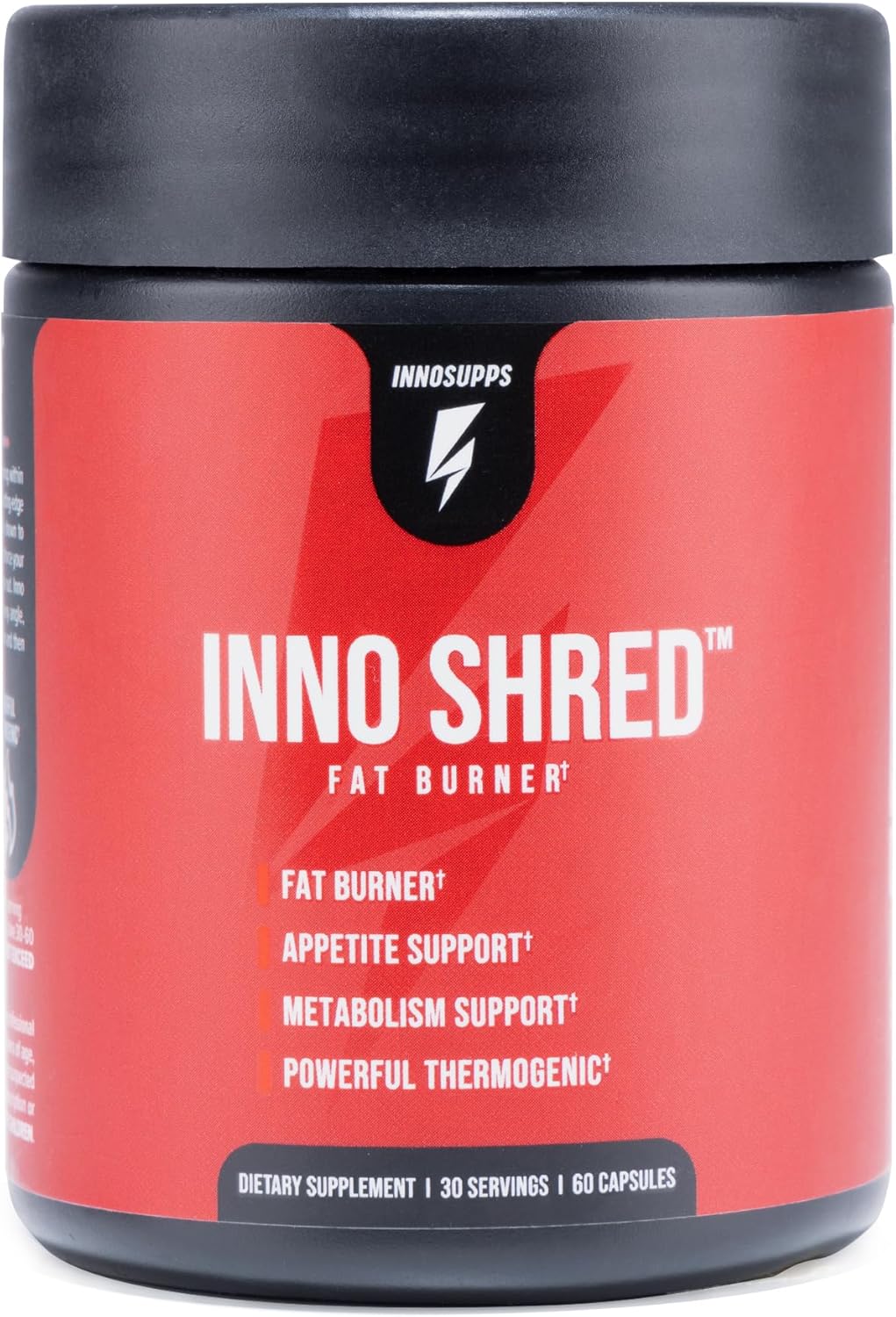 Shows the product packaging to communicate brand identity and highlight key benefits of the supplement.