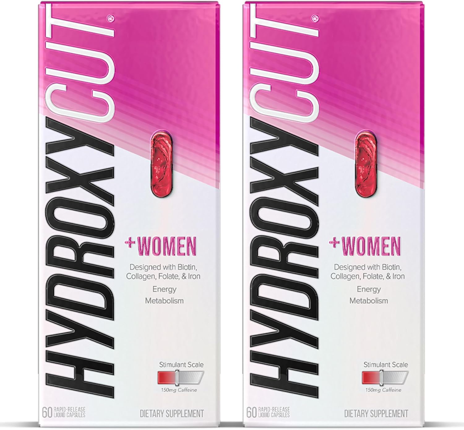 Showcases multiple identical packages of the women's supplement to emphasize product availability and consistency. Displays the product's retail packaging to communicate brand identity and highlight…