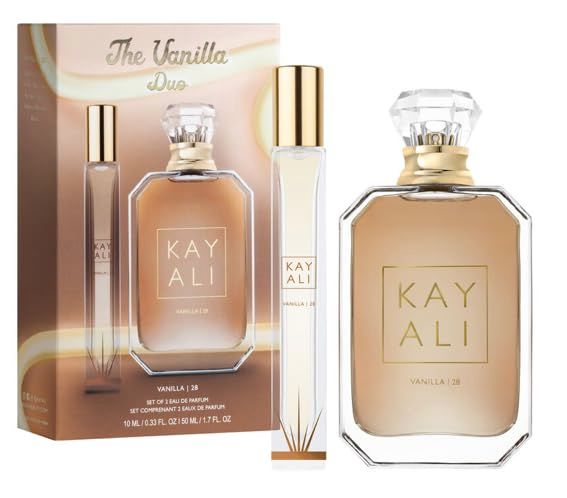 Showcases the complete fragrance set, including the main bottle and additional sizes, to highlight the value and variety offered in the package.