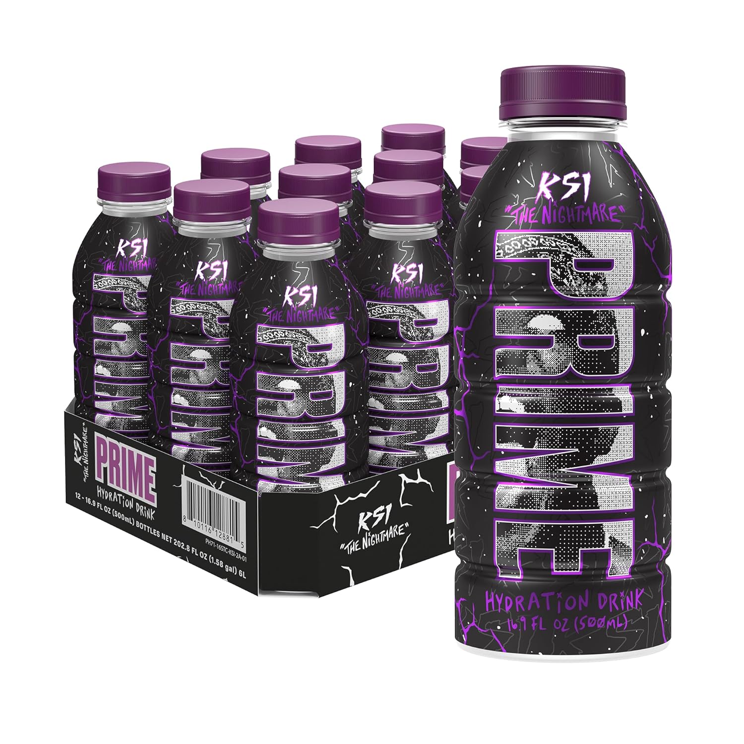 Showcases the product's packaging design and quantity in a case to highlight brand identity and value proposition. Demonstrates the product's retail-ready packaging and bulk purchase option to…