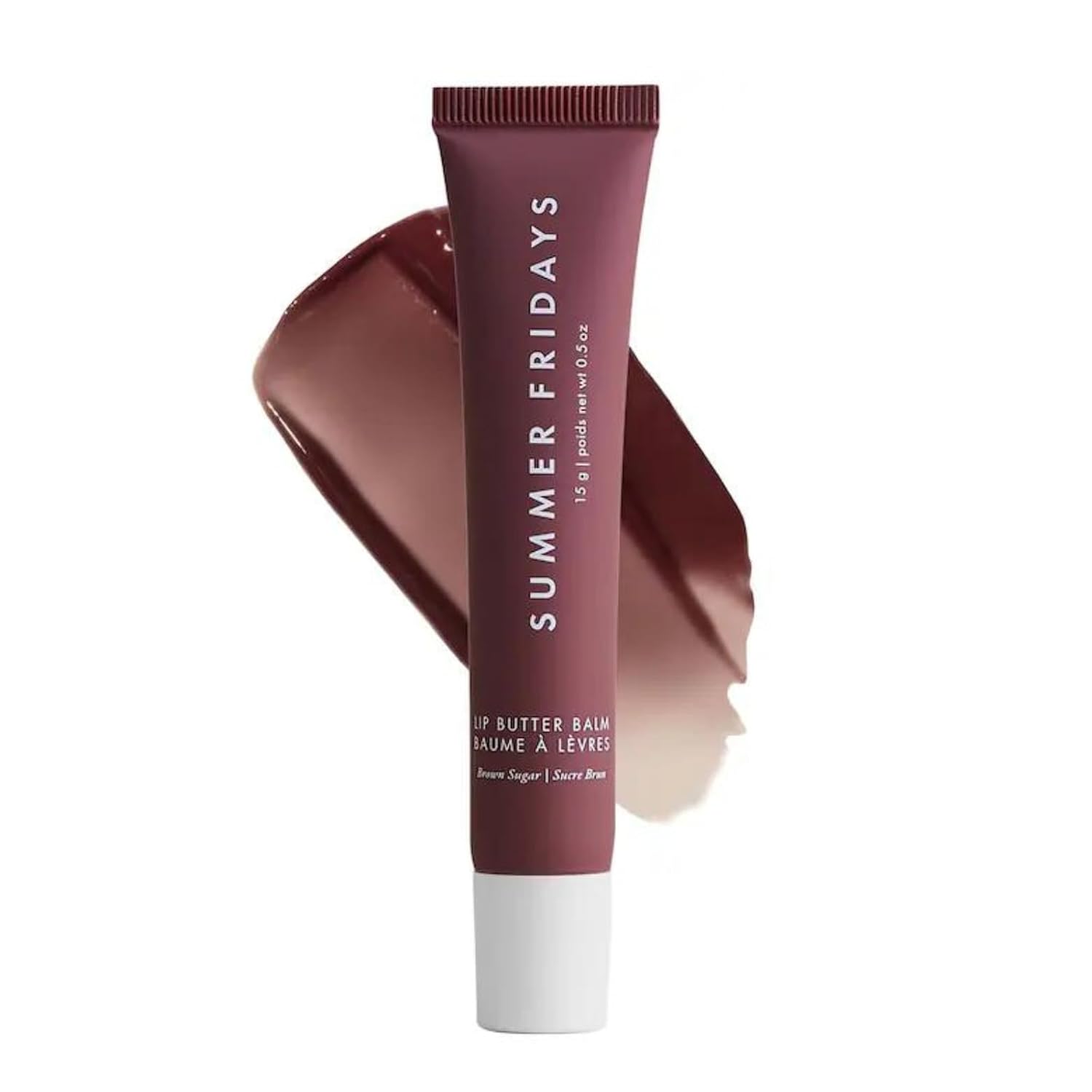 Showcases the product's packaging and color to highlight its appearance and shade.
