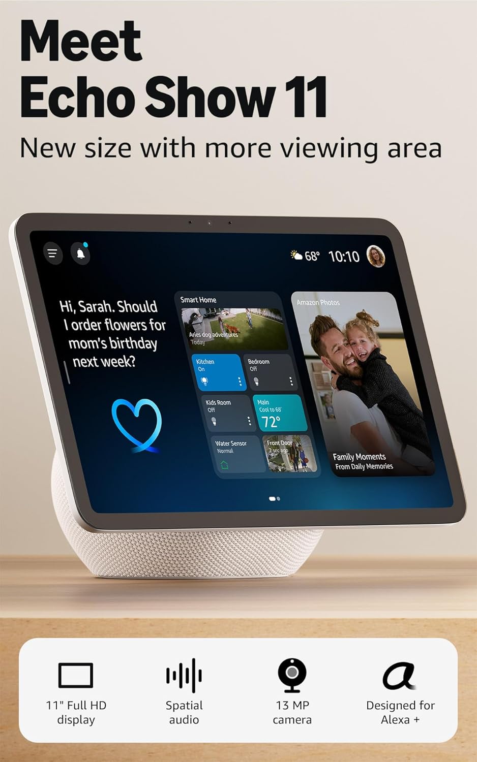 Amazon Echo Show 11 (newest model): Hero Images