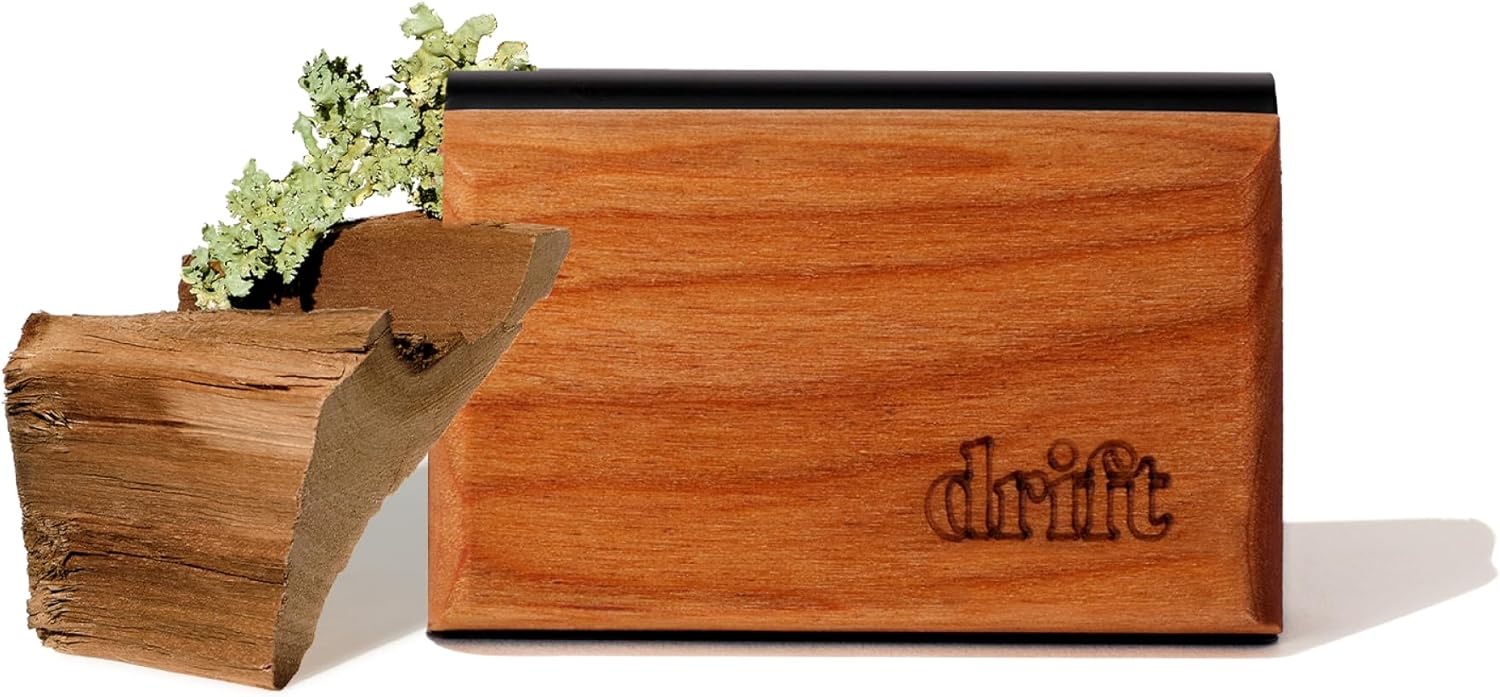 Showcases the product's premium wooden construction and natural aesthetic to appeal to eco-conscious consumers.