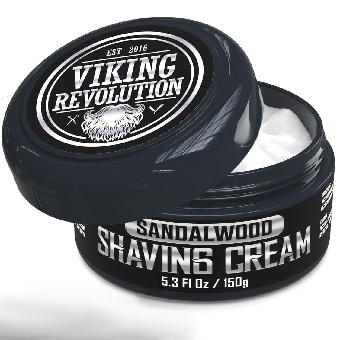 Showcases the product container and branding to clearly identify the item being sold.