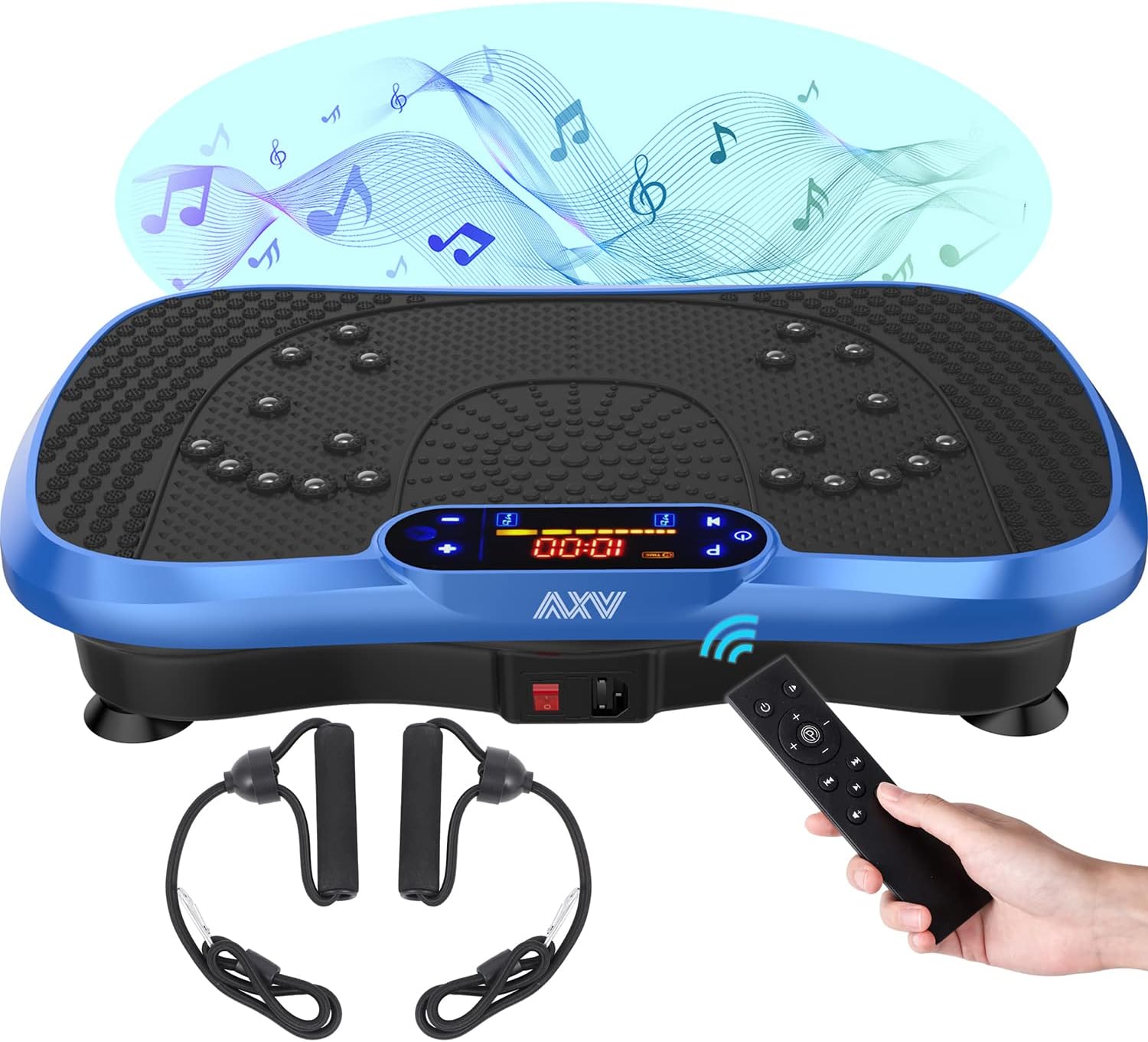 AXV Vibration Plate Fitness Platform Exercise Machine Vibrating Shaking Full Body Shaker…: Hero Images