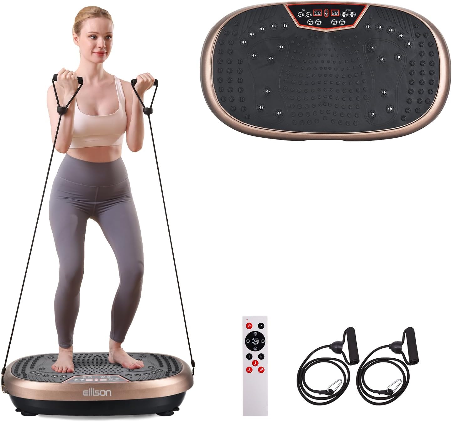 EILISON FitMaxx 3D XL Vibration Plate Exercise Machine: Hero Images