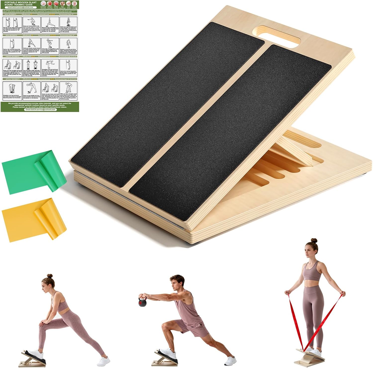 Slant Board for Calf Stretching: Hero Images