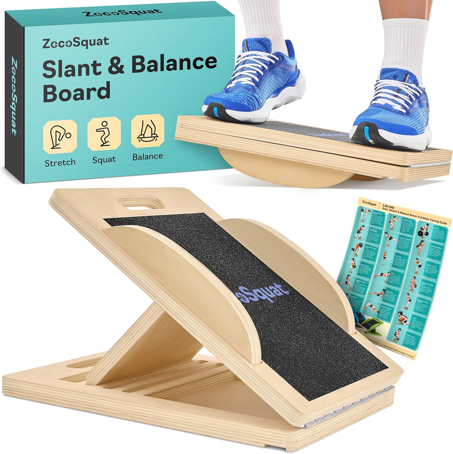 Slant Board with 6 Incline Angles: Hero Images