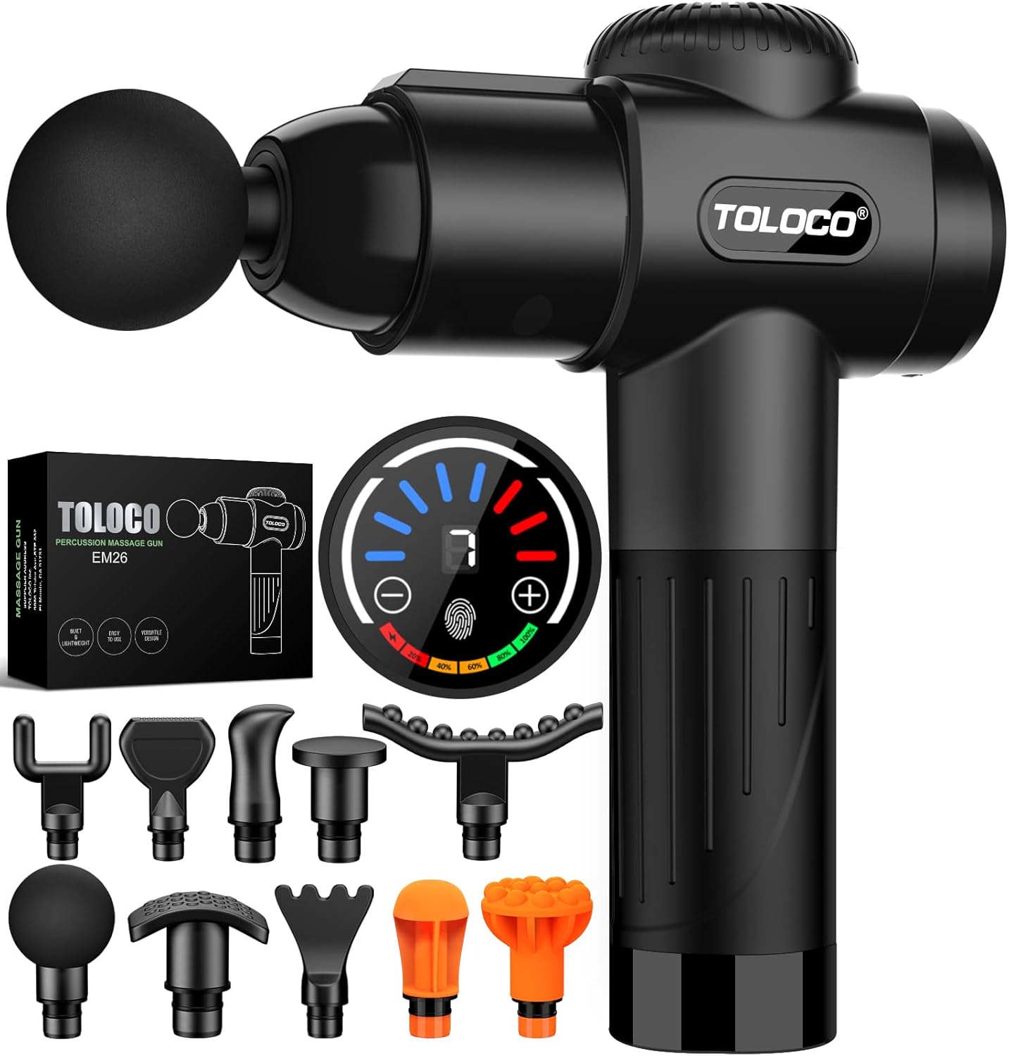 TOLOCO Massage Gun: Hero Images