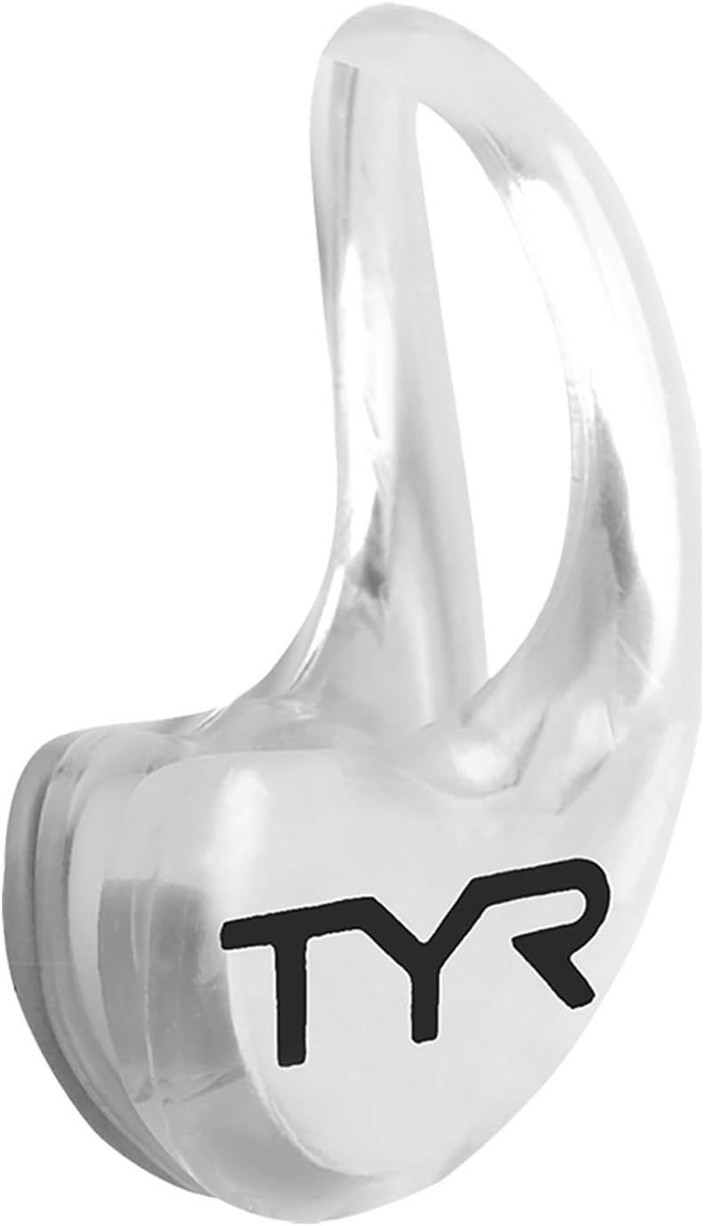 Showcases the clear, ergonomic design of the ear plug to highlight its comfort and fit.