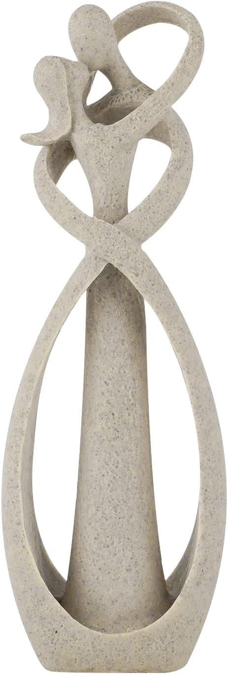 Showcases the unique design and artistic form of the decorative sculpture.