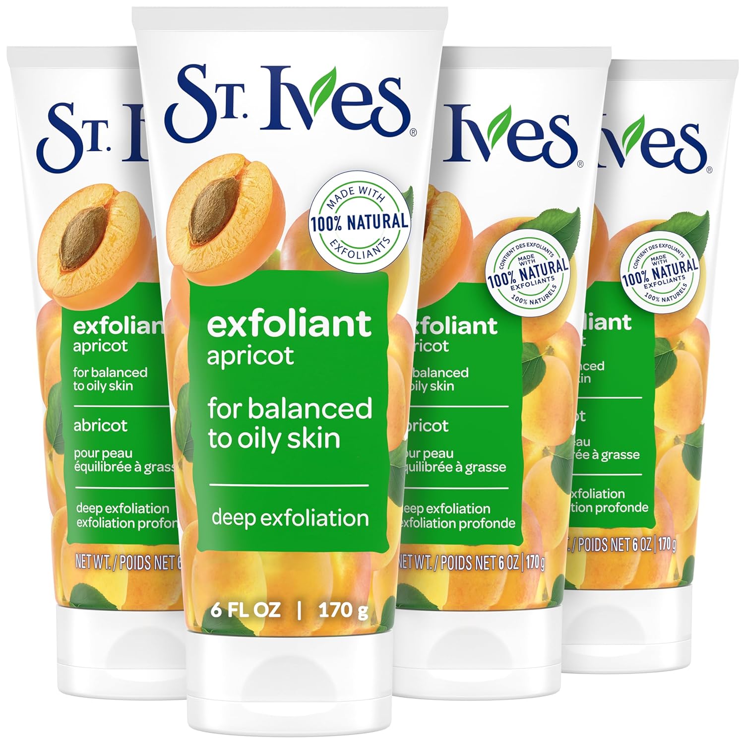 St. Ives Fresh Skin Apricot Face Scrub: Hero Images
