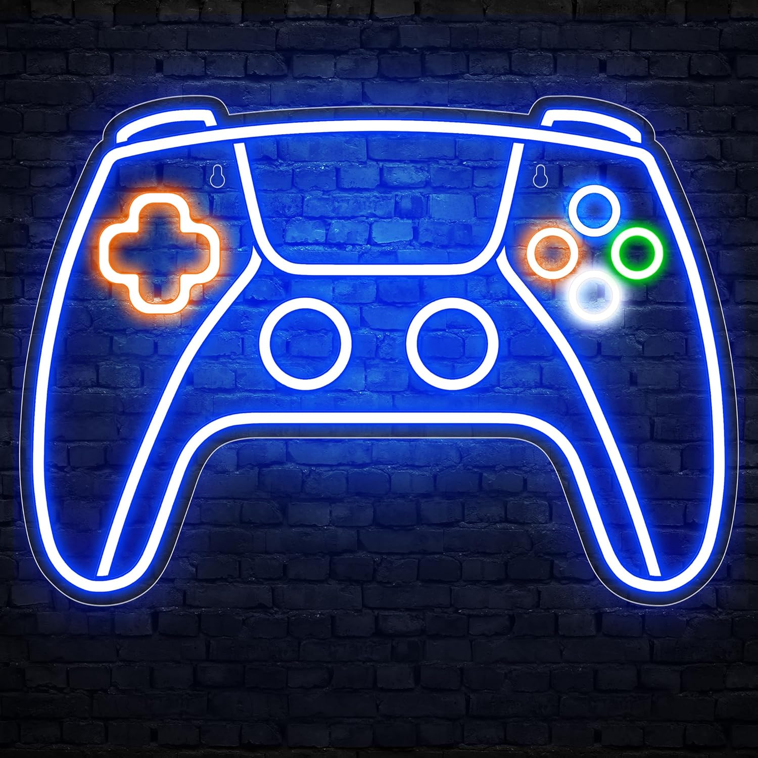 Creates a visually striking and modern representation of a game controller to appeal to gamers and highlight the product's design.