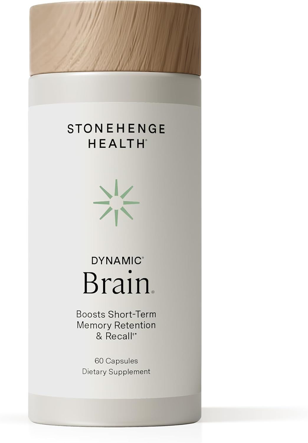 Clearly displays the product packaging to show brand name and key benefits.