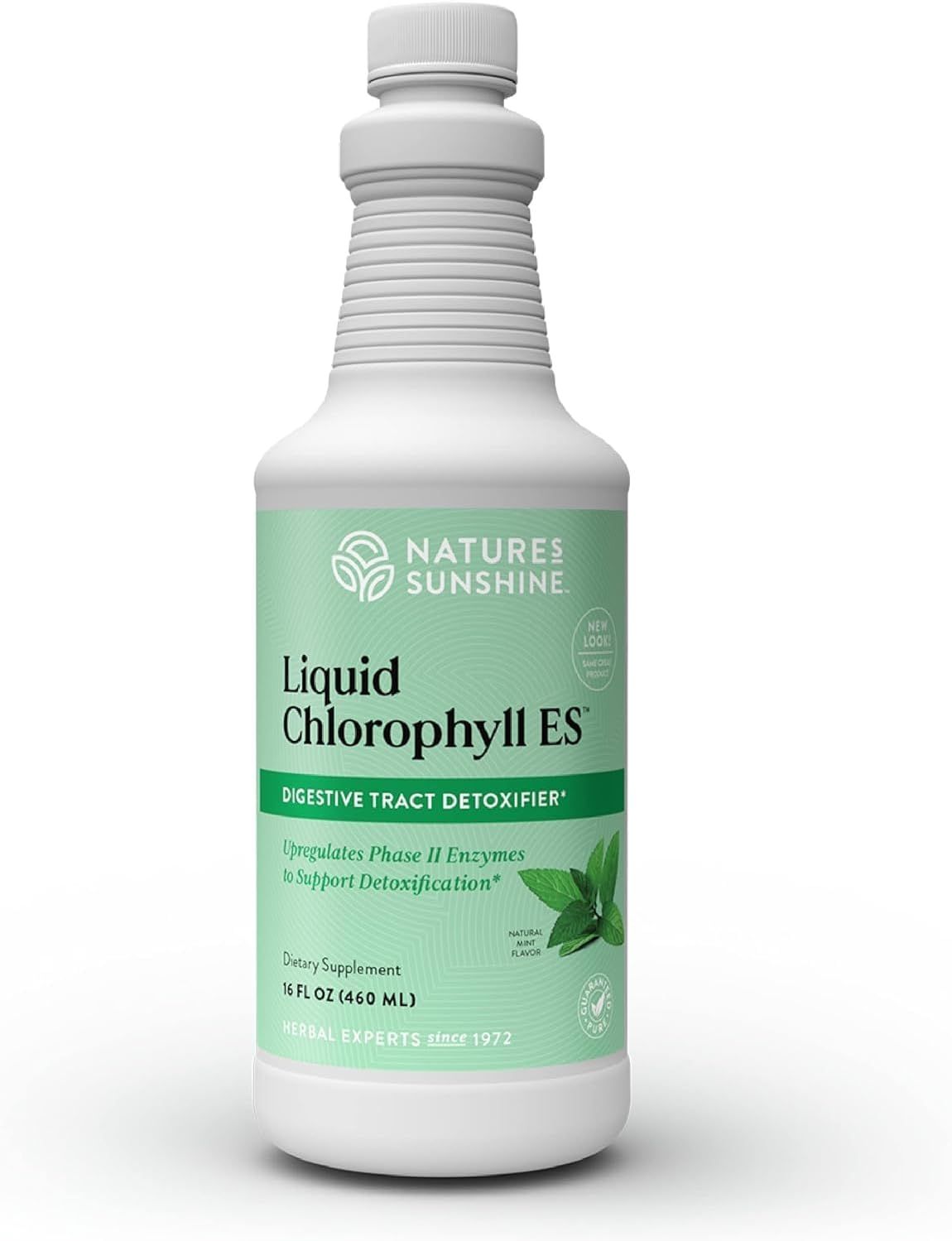 Showcases the product bottle clearly to allow shoppers to identify the supplement and read key information on the label.