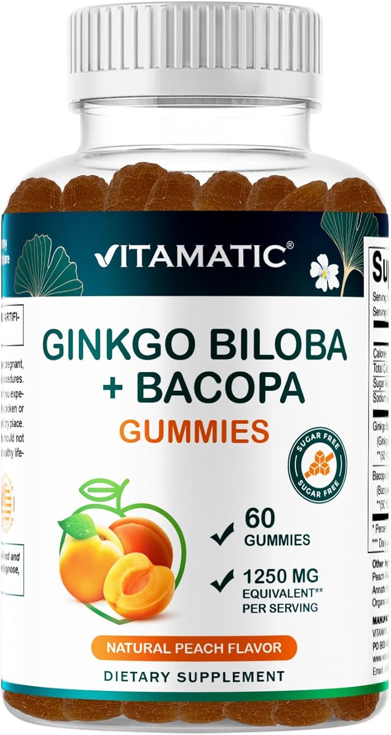 Shows the product in its branded bottle with clear labeling to communicate professionalism, brand identity, and what the customer will receive, including visible gummies through the transparent…