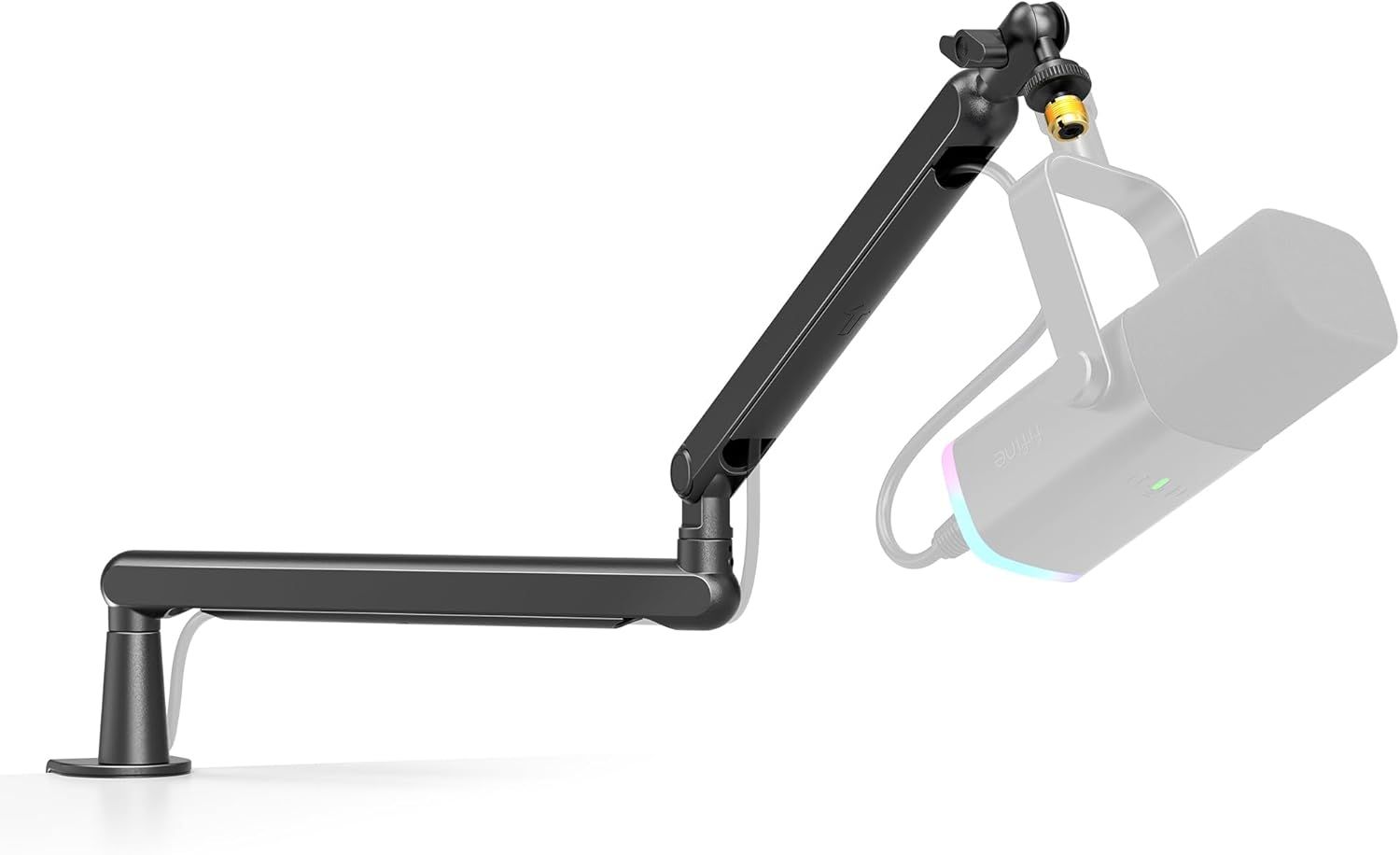 Shows the core product clearly on a white background to help shoppers identify the adjustable arm mount designed to hold VR headsets.