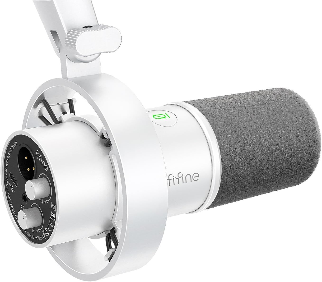 Displays the core product clearly on a white background to help shoppers identify the security camera and its mounting hardware.