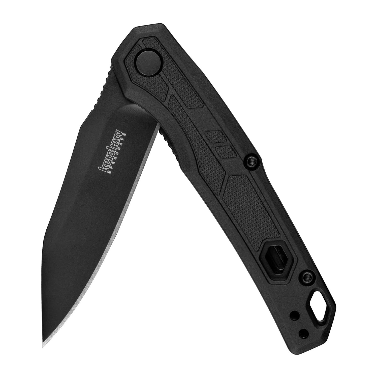 Displays the core product clearly in its open position to show the blade and handle design, allowing shoppers to evaluate the knife's appearance and build quality.