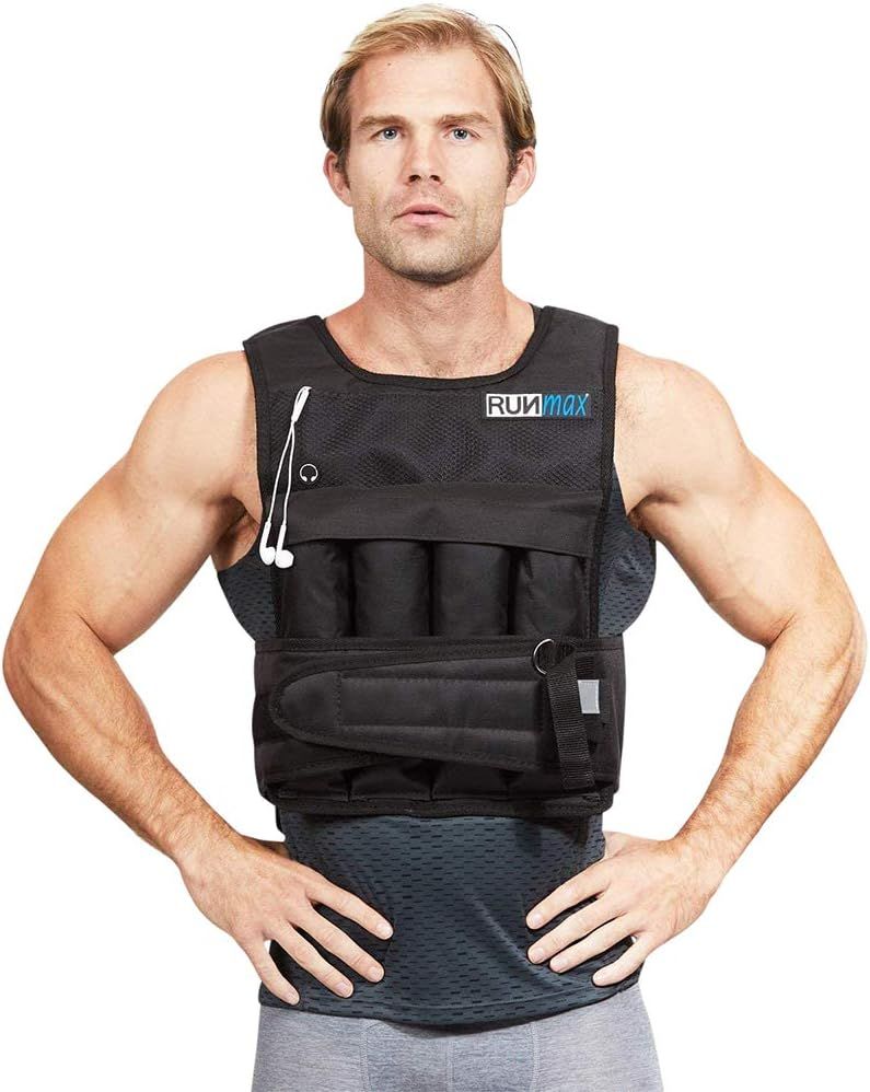 Shows how the weighted vest fits on a person to help shoppers understand sizing, fit, and how it looks when worn during workouts. Displays the core product clearly so shoppers can see the design,…
