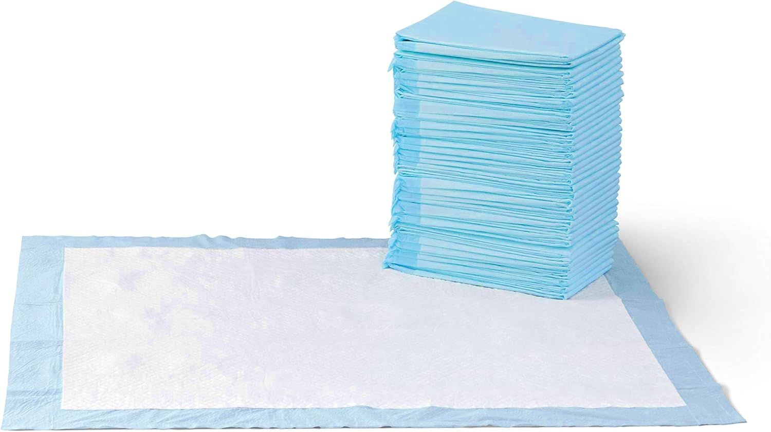 Shows the core product as a large stack of absorbent pads to communicate the bulk quantity included in the purchase.