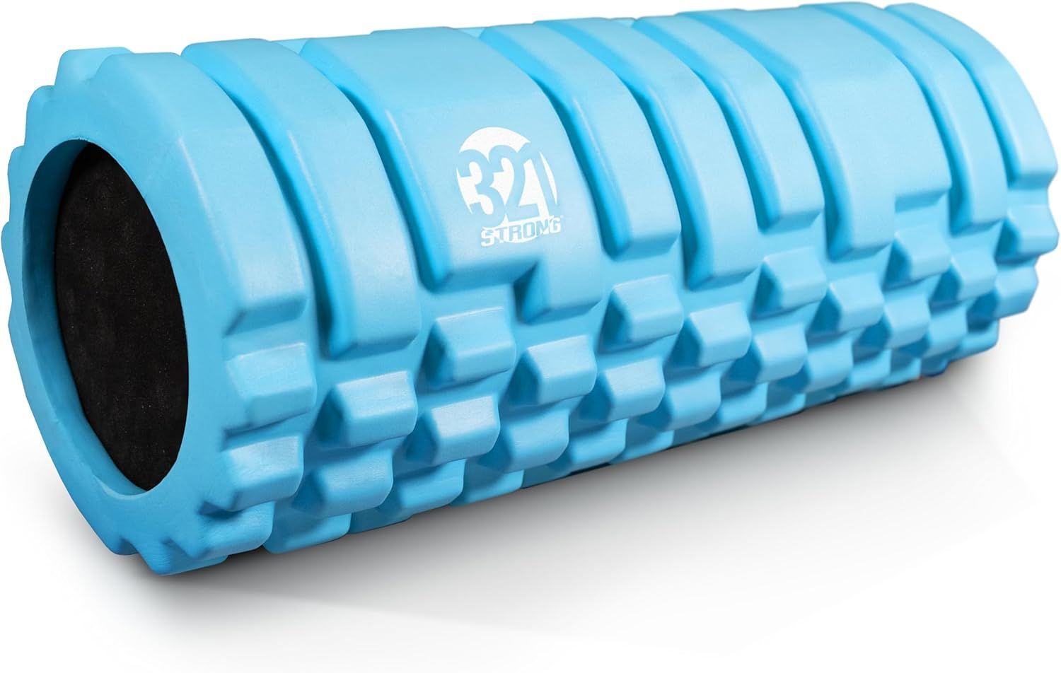 Displays the core product clearly on a white background to show the textured surface pattern and hollow core construction of the foam roller.