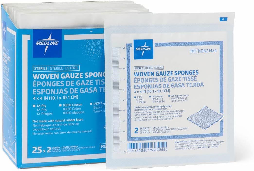 Displays the core product packaging to show shoppers exactly what they will receive, including both the bulk box and individual sterile packet. Shows the retail packaging including the outer box and…
