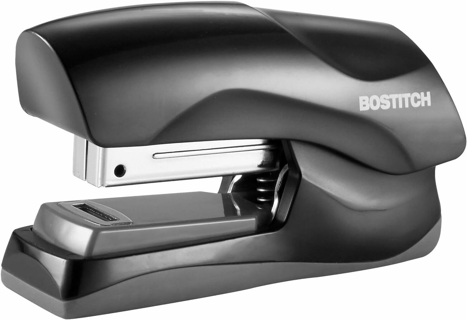 Displays the core product clearly to show shoppers exactly what they are purchasing - a Bostitch branded stapler with ergonomic design and professional appearance.