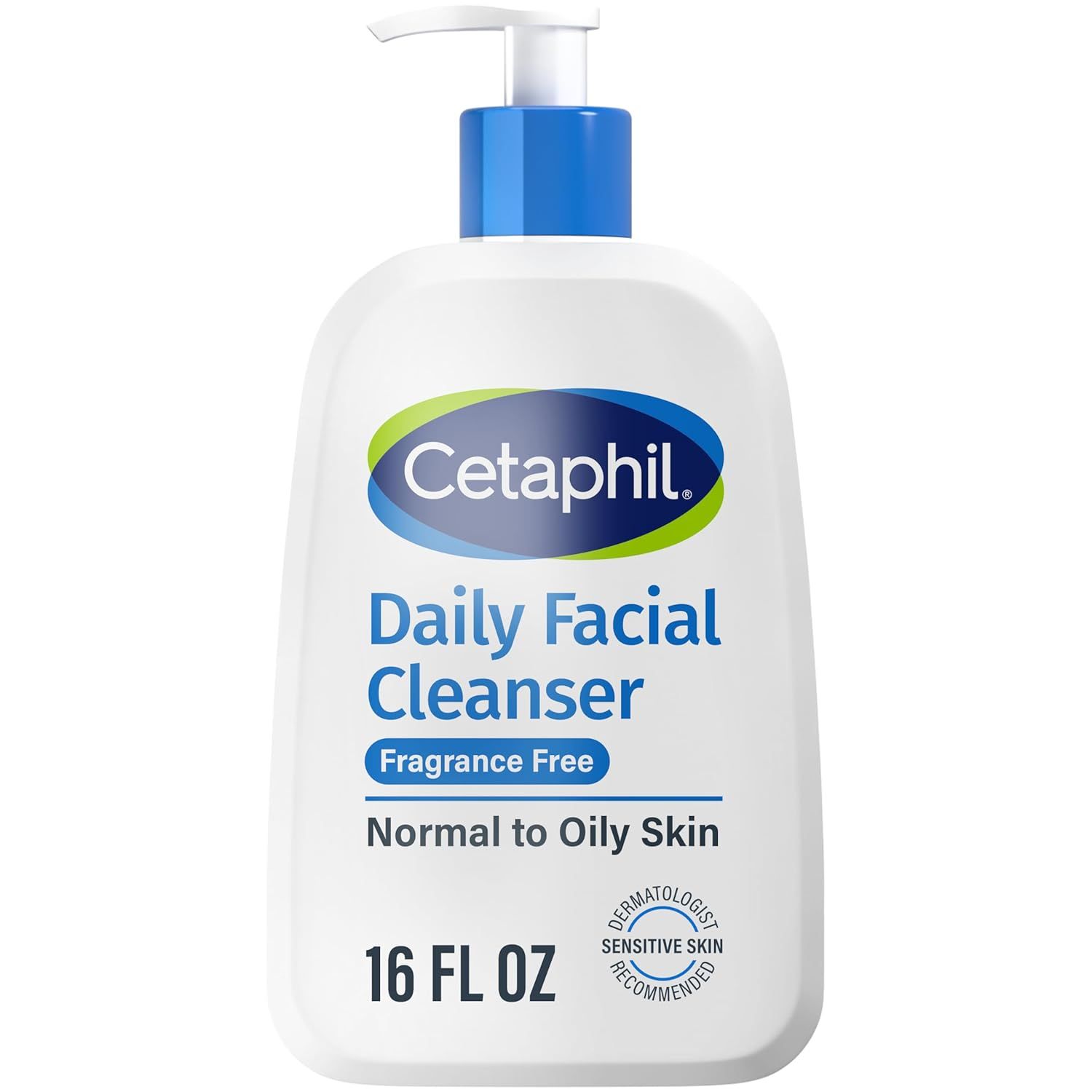 Displays the core product clearly with all key product information visible, including brand, product type, fragrance-free feature, skin type suitability, and size, allowing shoppers to quickly…
