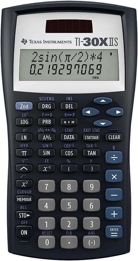 Shows the core product clearly on a white background, allowing shoppers to see the calculator's display, button layout, and overall design to understand what they are purchasing.