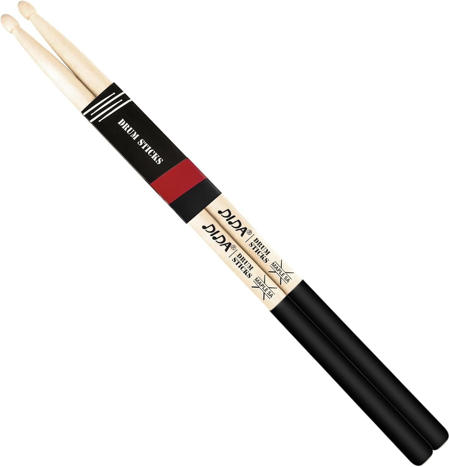 Displays the core product clearly on a white background with brand labeling visible, allowing shoppers to see the drumsticks design and branding.