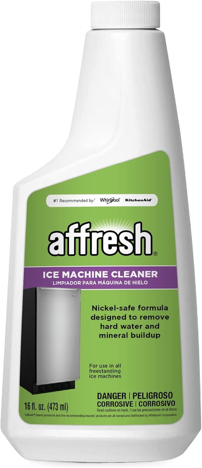 Displays the core product clearly on a white background to show shoppers exactly what they will receive, emphasizing its specialized cleaning formula for ice machines. Shows the actual retail…