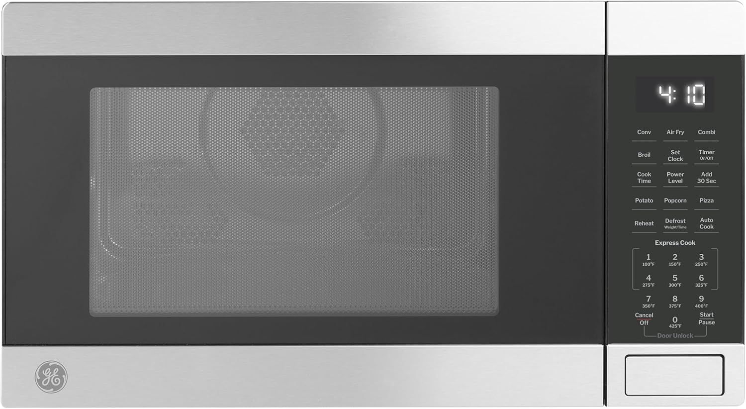Displays the core product clearly showing its front-facing design, digital display, and control panel to help shoppers understand what they are purchasing.