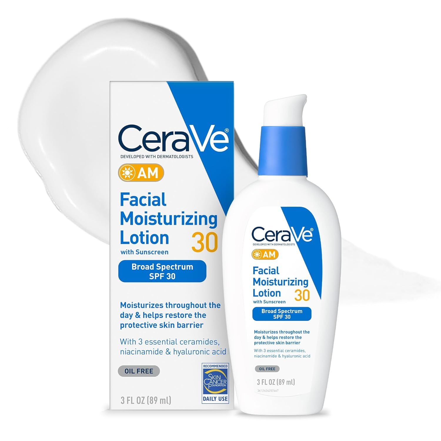 Displays the core sellable product clearly showing both the retail packaging box and the lotion bottle to help shoppers understand exactly what they will receive. Shows the physical retail packaging…