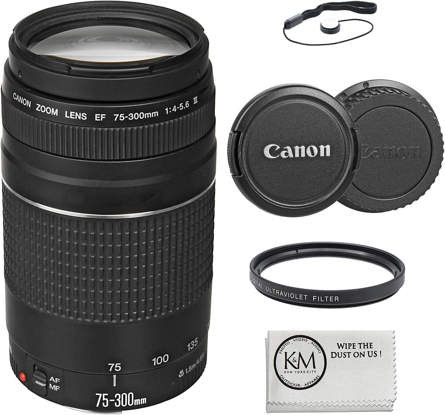Displays the Canon zoom lens as the core product along with included accessories to show shoppers exactly what they will receive in their purchase. Shows all the included accessories that complement…