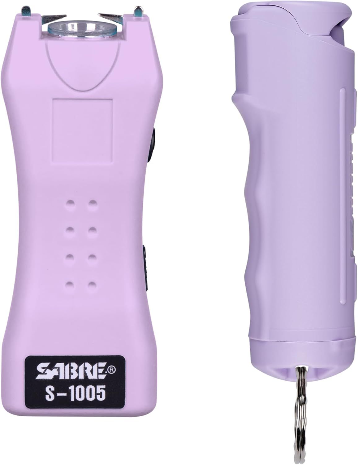 Shows the core product from front and side angles to communicate its shape, size, and key features like the grip texture and wrist strap attachment.