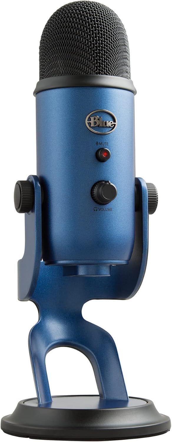Displays the core product clearly on a white background to show the microphone's design, brand, controls, and professional appearance for recording or streaming.