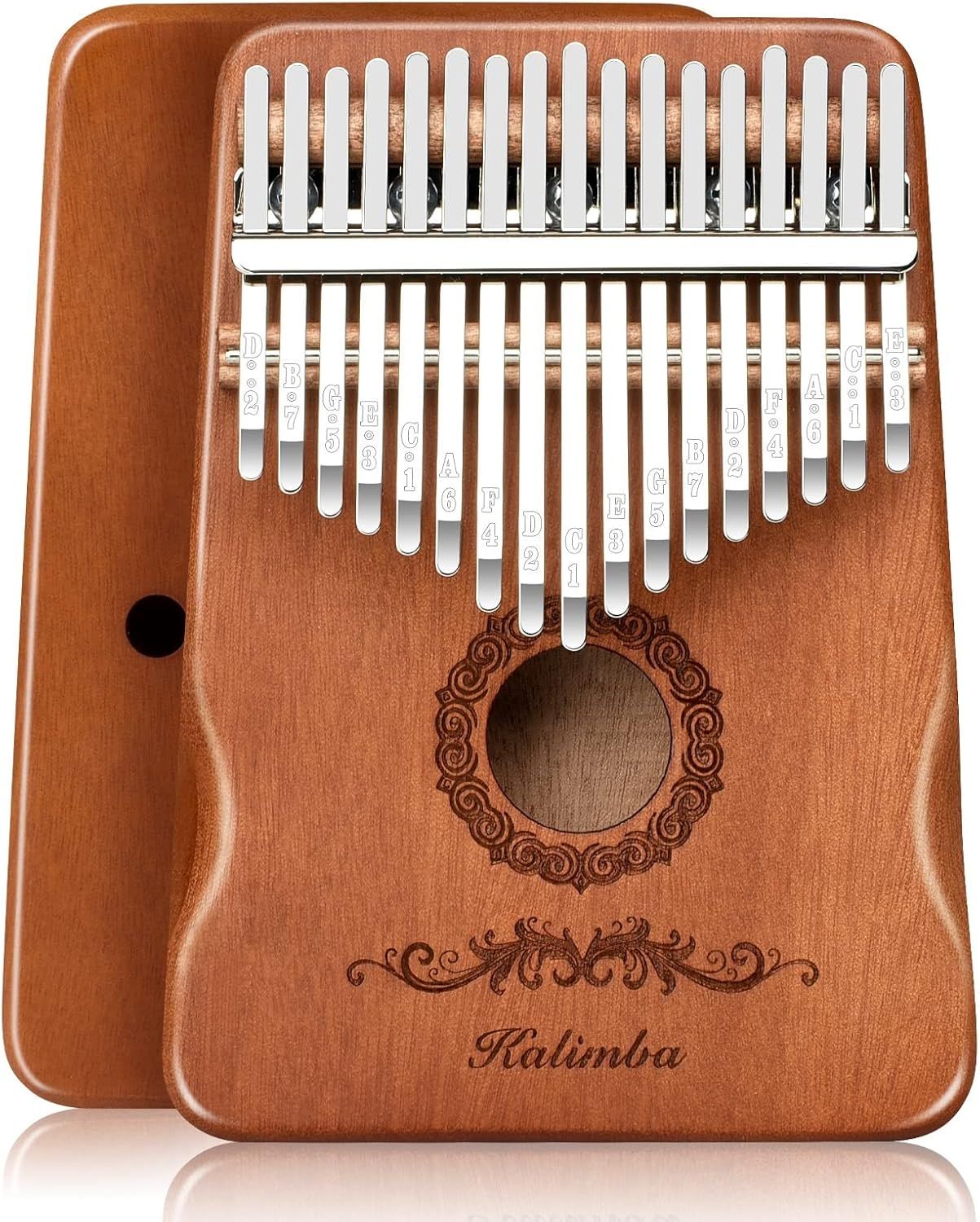 Shows the core sellable product clearly on a white background, allowing shoppers to see the instrument's design, materials, and craftsmanship.