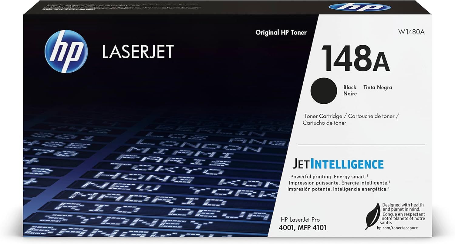Shows the official HP LaserJet toner cartridge in its retail packaging to communicate authenticity, compatibility, and product specifications to the shopper. Displays the core sellable product, an…