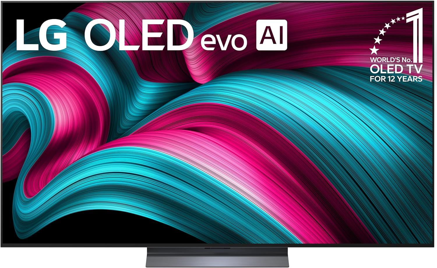 Showcases the LG OLED evo AI television with its vibrant display capabilities, emphasizing the premium OLED technology and the brand's market leadership as the world's number one OLED TV for 12…
