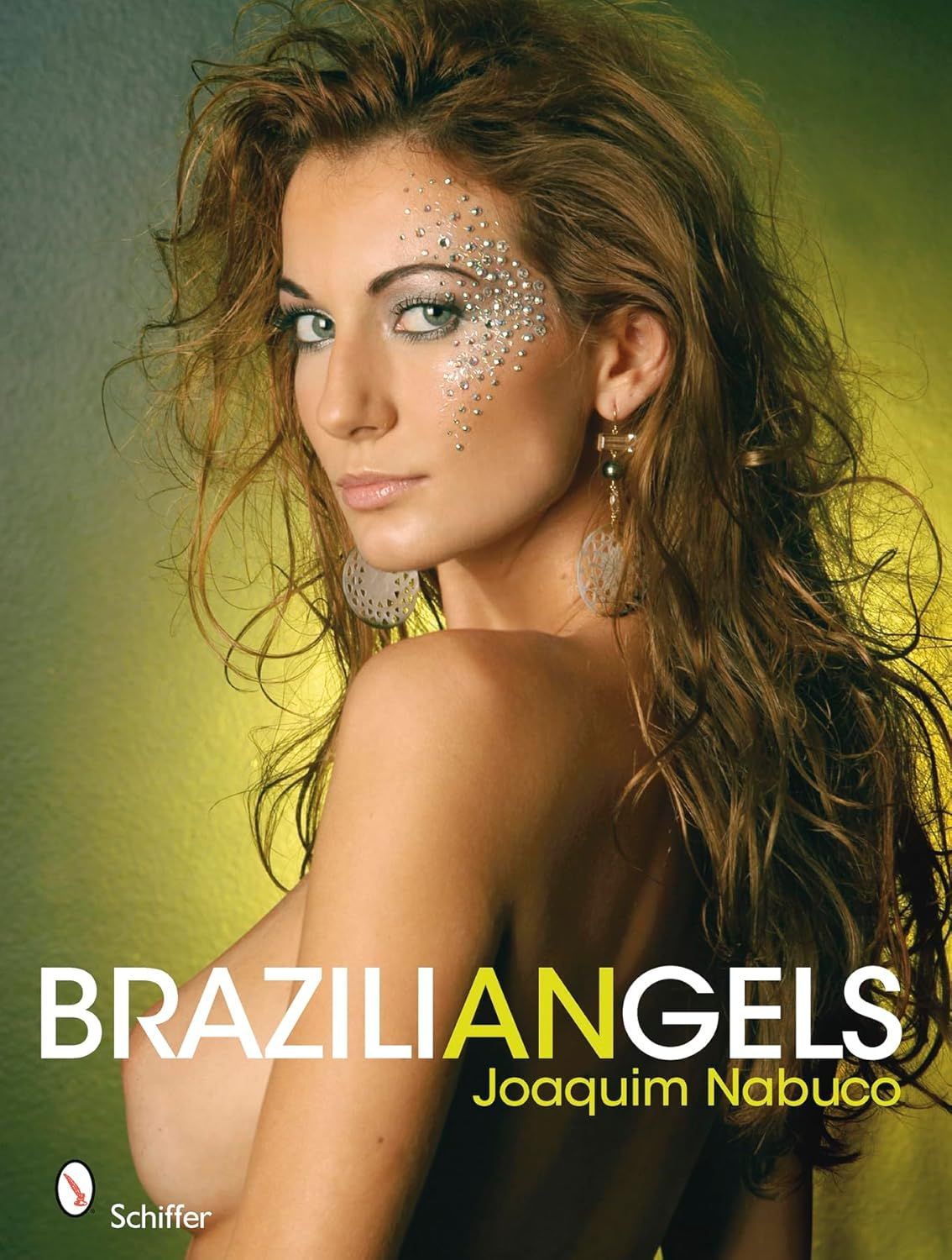 This appears to be a book cover rather than an Amazon product hero image, showing a model with decorative elements and text overlay for a publication titled BraziliAngels by Joaquim Nabuco.