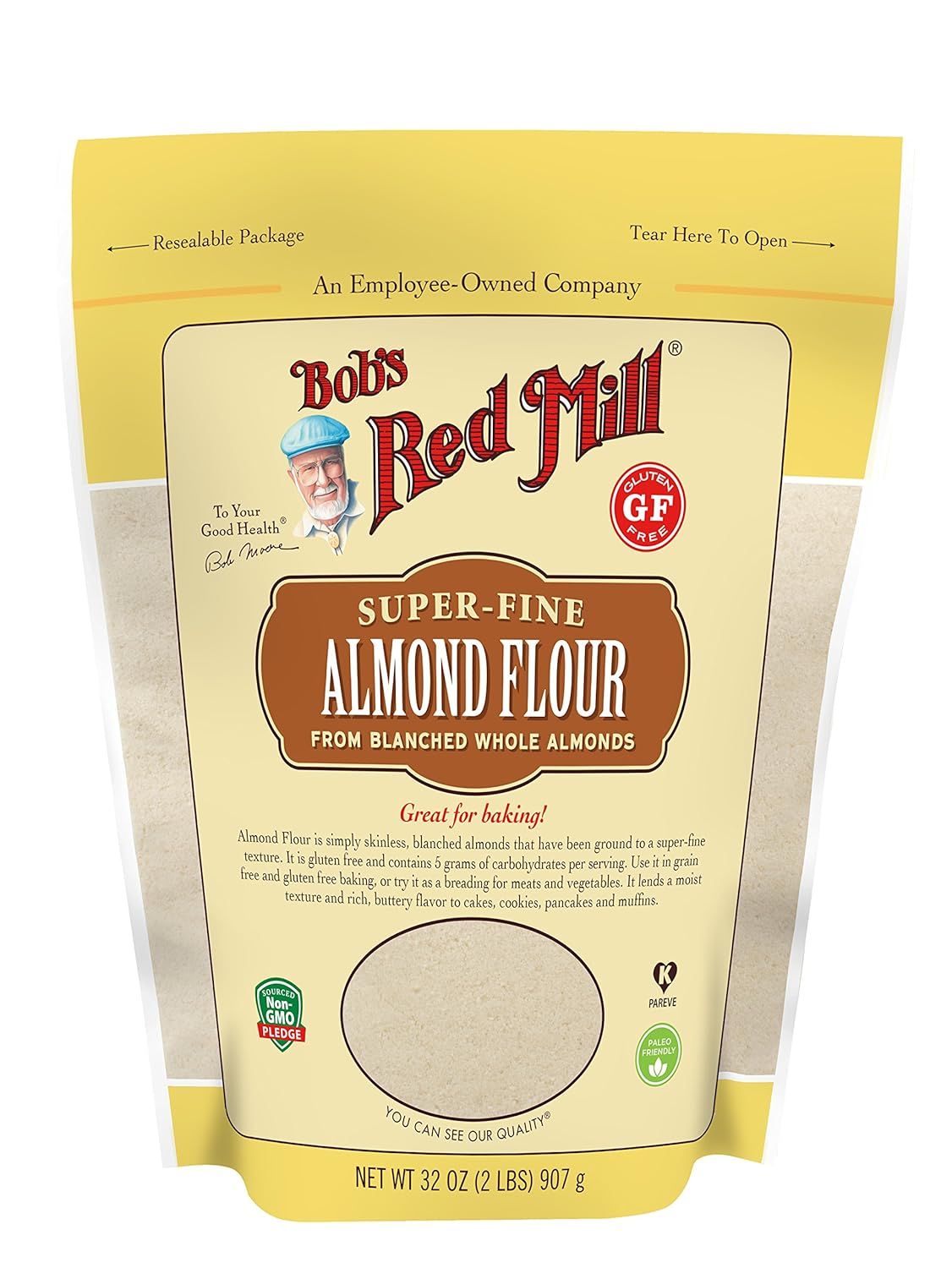 Displays the core product packaging clearly so shoppers can identify the brand, product type, and key attributes like gluten-free and resealable features. Shows the retail packaging with a clear…