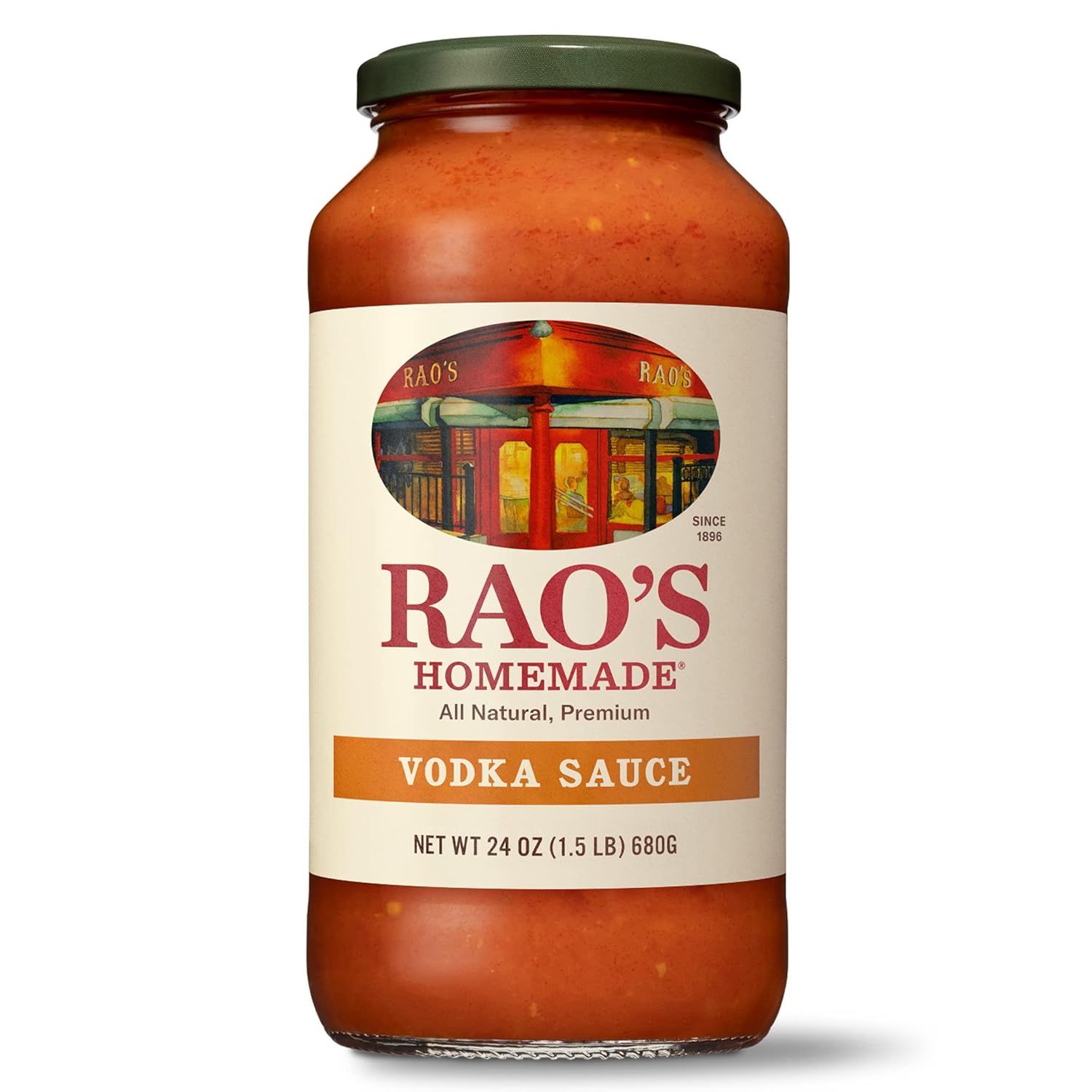 Shows the core sellable product clearly on a clean white background so shoppers can see exactly what they will receive, including the jar, sauce color, and brand label.