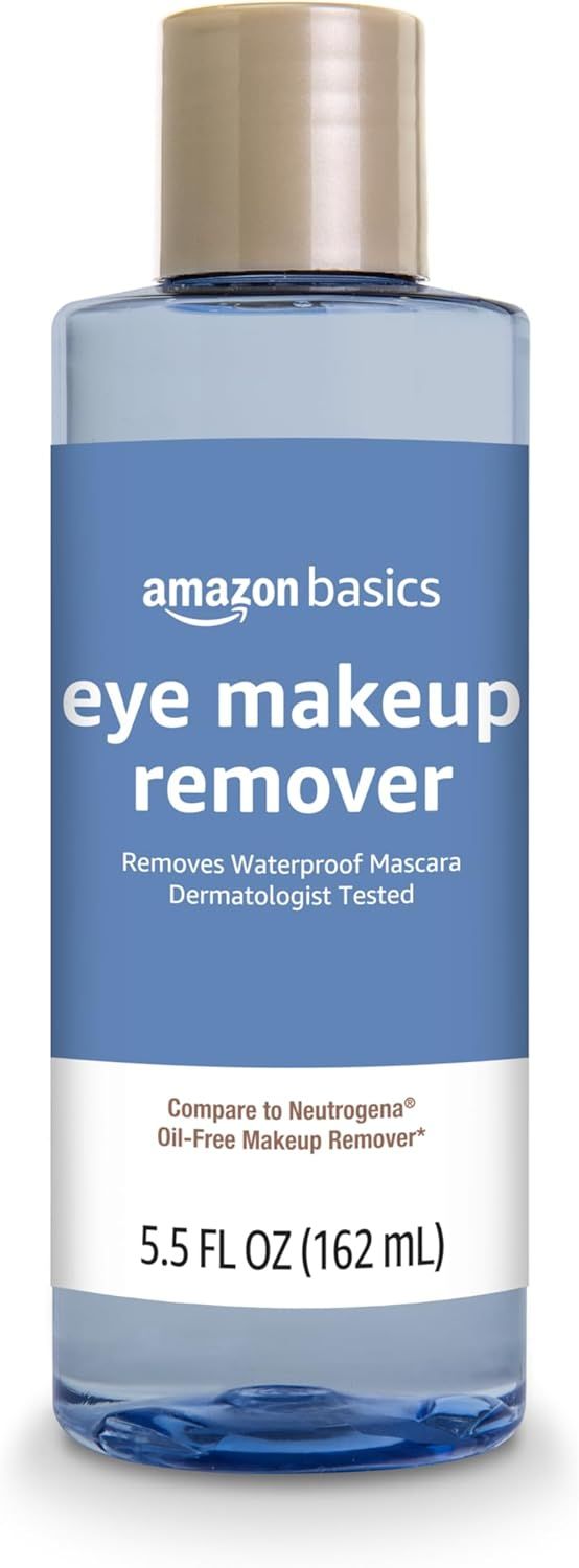 Displays the core product clearly on a white background to show shoppers exactly what they will receive, emphasizing its function as an eye makeup remover that removes waterproof mascara and is…